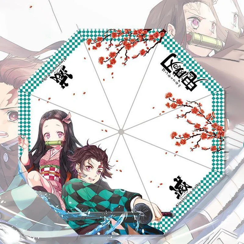 Истребитель демонов,Kamado Nezuko, Kamado Tanjirou, Kimetsu no Yaiba, Demon Slayer, аниме, анти-УФ, автоматический компактный зонт от дождя для женщин и мужчин
Истребитель демонов,Kamado Nezuko, Kamado Tanjirou, Kimetsu no Yaiba, Demon Slayer, аниме, анти-УФ, автоматический компактный зонт от дождя для женщин и мужчин
