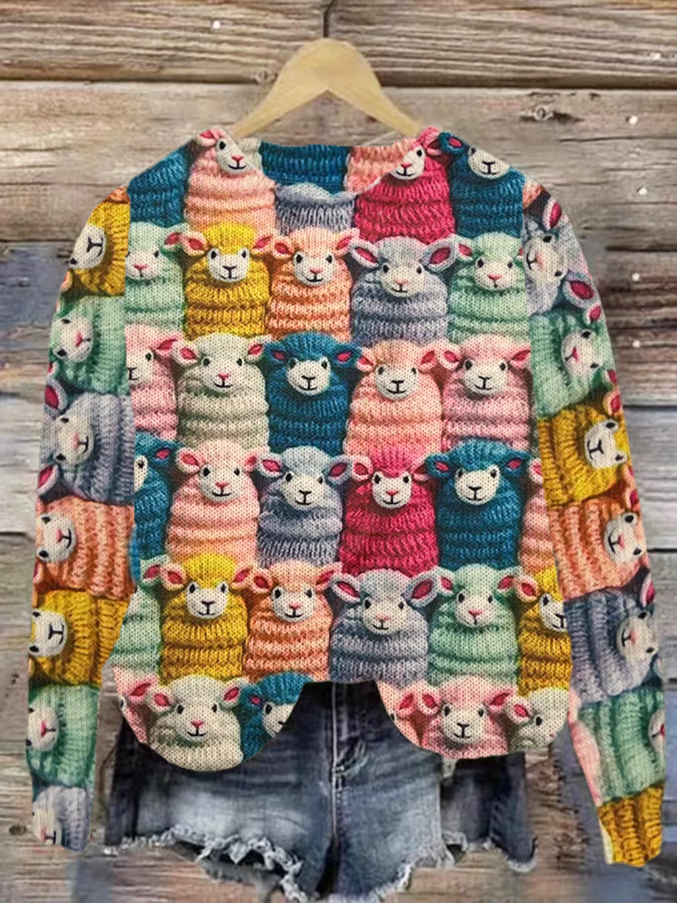 Digital printing fashion women's sweaters for autumn and winter, stylish and versatile, long-sleeved women's tops
Digital printing fashion women's sweaters for autumn and winter, stylish and versatile, long-sleeved women's tops