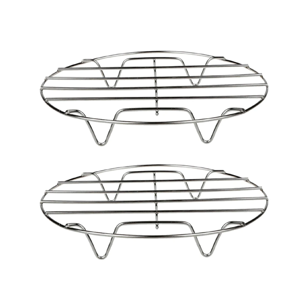 3Pcs Round Cooking Steamer Rack Stainless Steel Stand for Pots Pans Kitchen Use Baking Roasting Steamer Rack
3Pcs Round Cooking Steamer Rack Stainless Steel Stand for Pots Pans Kitchen Use Baking Roasting Steamer Rack