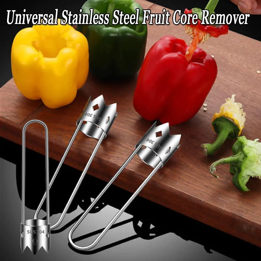 Stainless Steel Corer To Remove Pear Cores, Fruit Cores, Vegetable Cores, Holes, & Cores-AT64
Stainless Steel Corer To Remove Pear Cores, Fruit Cores, Vegetable Cores, Holes, & Cores-AT64