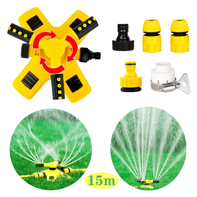 360 Degree Adjustable Automatic Rotating Garden Sprinkler Large Area Lawn Sprinklers for Plant Irrigation Yard Lawn Water Gun
360 Degree Adjustable Automatic Rotating Garden Sprinkler Large Area Lawn Sprinklers for Plant Irrigation Yard Lawn Water Gun
