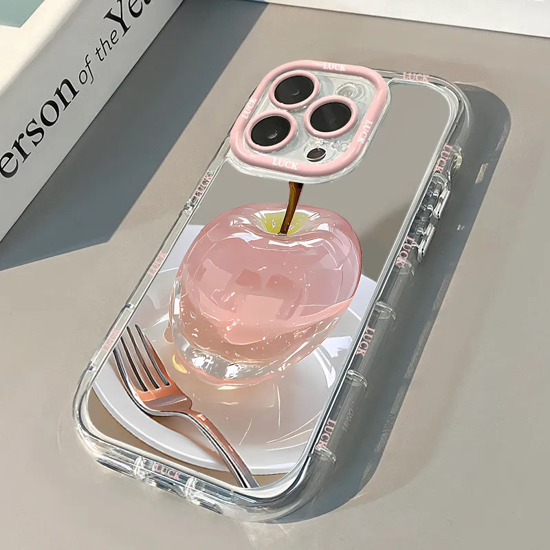 Cute Pink Crystal Apple Fruit Pattern Mirror Phone Case For iPhone 17 Air 16 15 14 13 12 11 Pro X XS XR 7 8 Plus 16E Matte Cover
Cute Pink Crystal Apple Fruit Pattern Mirror Phone Case For iPhone 17 Air 16 15 14 13 12 11 Pro X XS XR 7 8 Plus 16E Matte Cover
