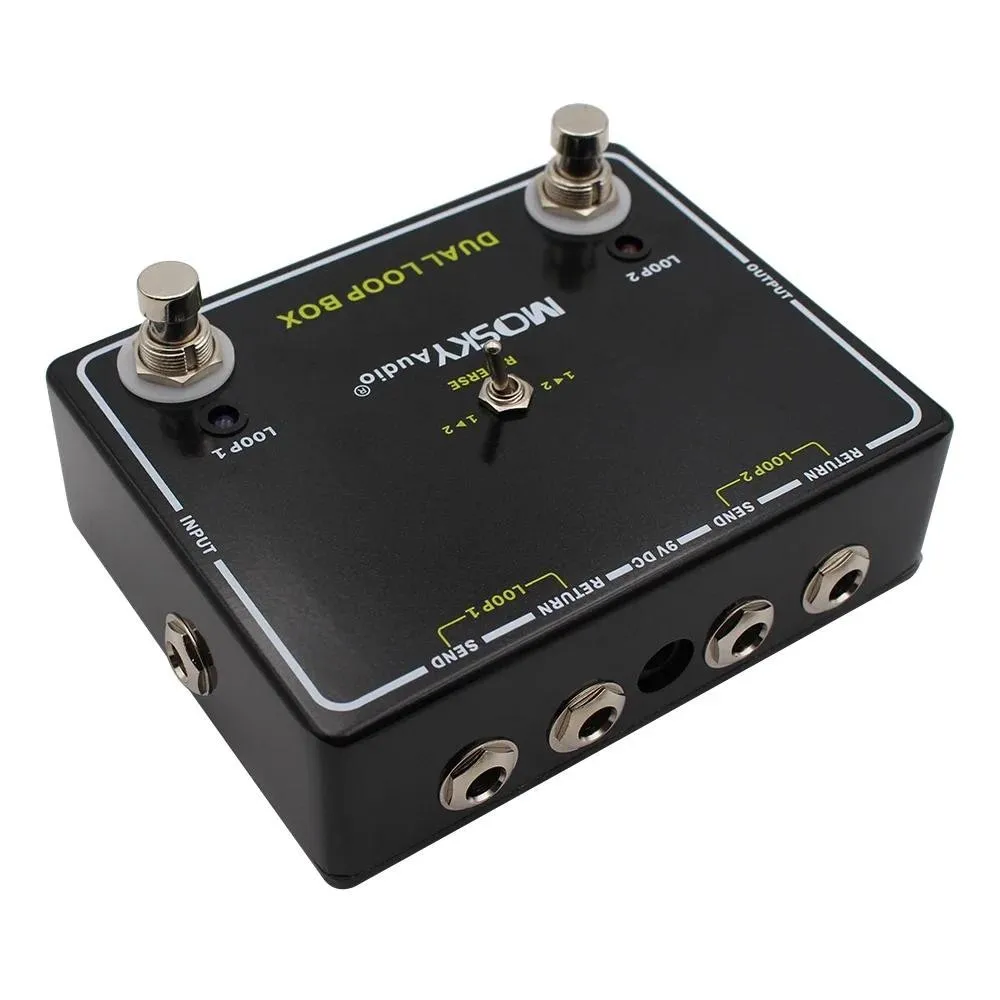 MOSKYAUDIO DUAL LOOP BOX Guitar 2-channel selector switch switchable sequence
MOSKYAUDIO DUAL LOOP BOX Guitar 2-channel selector switch switchable sequence
