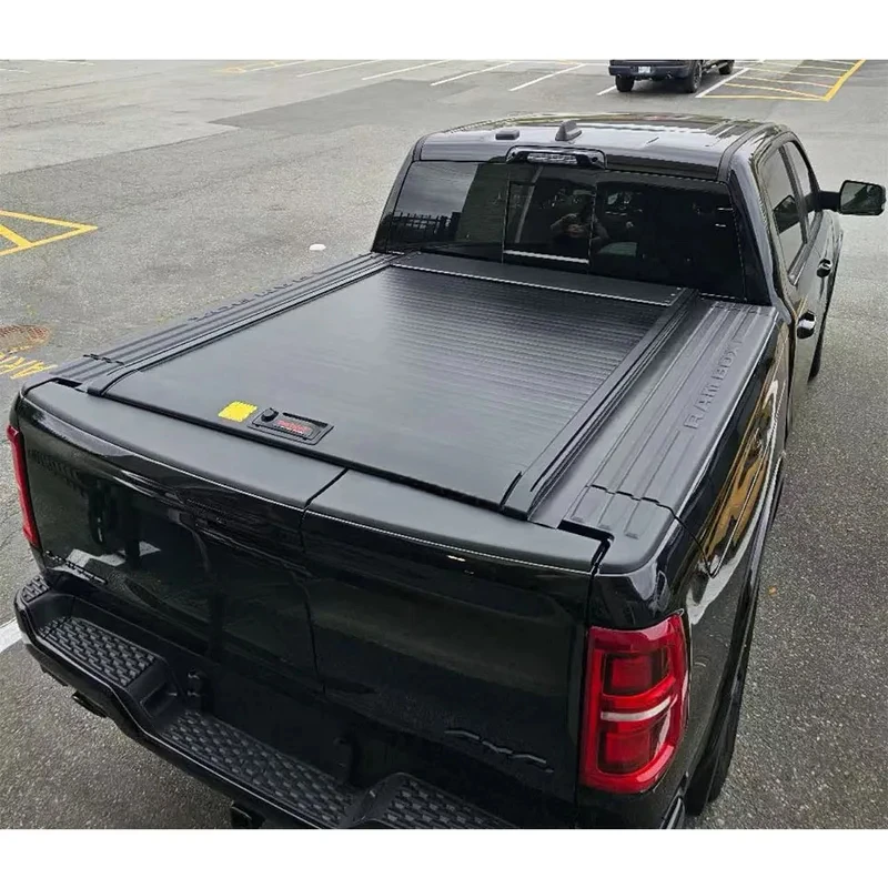 Retractable Pickup Truck Bed Cover Roller Shutter Manual Aluminum Tonneau Cover Ram With Box F08A
Retractable Pickup Truck Bed Cover Roller Shutter Manual Aluminum Tonneau Cover Ram With Box F08A