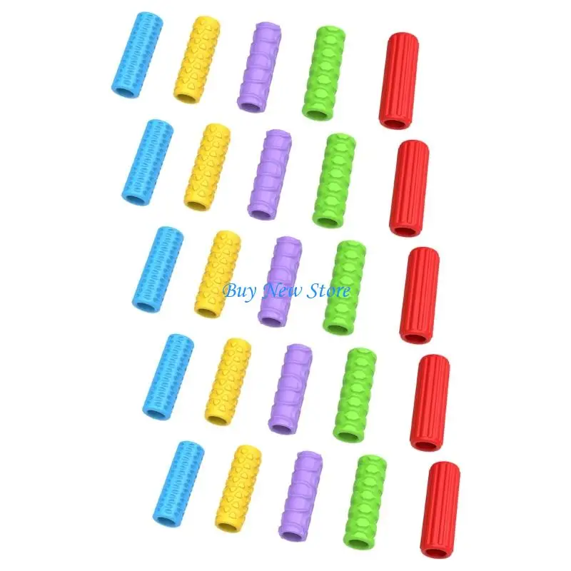 20CE Silicone Writing Grips Random Styles Hand Fatigue Relief Non Slip Surfaces Textured Ergonomic School Office Essential 
20CE Silicone Writing Grips Random Styles Hand Fatigue Relief Non Slip Surfaces Textured Ergonomic School Office Essential
