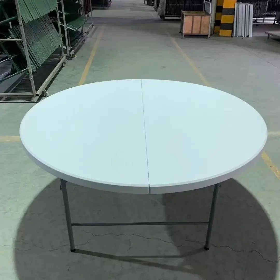 Heavy Duty 60-Inch Portable White Plastic Foldable Table Metal Frame 8-People Banquet Wedding Furniture Modern Design Outdoor
Heavy Duty 60-Inch Portable White Plastic Foldable Table Metal Frame 8-People Banquet Wedding Furniture Modern Design Outdoor