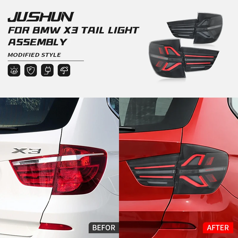 For BMW X3 F25 2010-2017 LED Rear Light Assembly Upgrade Auto Lamp Upgrade Rear Stop Brake Signals Lamp Taillights Plug And Play
For BMW X3 F25 2010-2017 LED Rear Light Assembly Upgrade Auto Lamp Upgrade Rear Stop Brake Signals Lamp Taillights Plug And Play