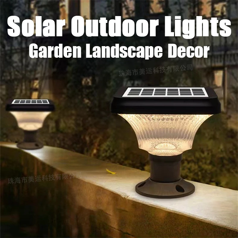 New Outdoor Solar Post Lights Modern Creative LED Courtyard Waterproof Column Lighting For Garden Balcony Villa Porch Decor Lamp
New Outdoor Solar Post Lights Modern Creative LED Courtyard Waterproof Column Lighting For Garden Balcony Villa Porch Decor Lamp