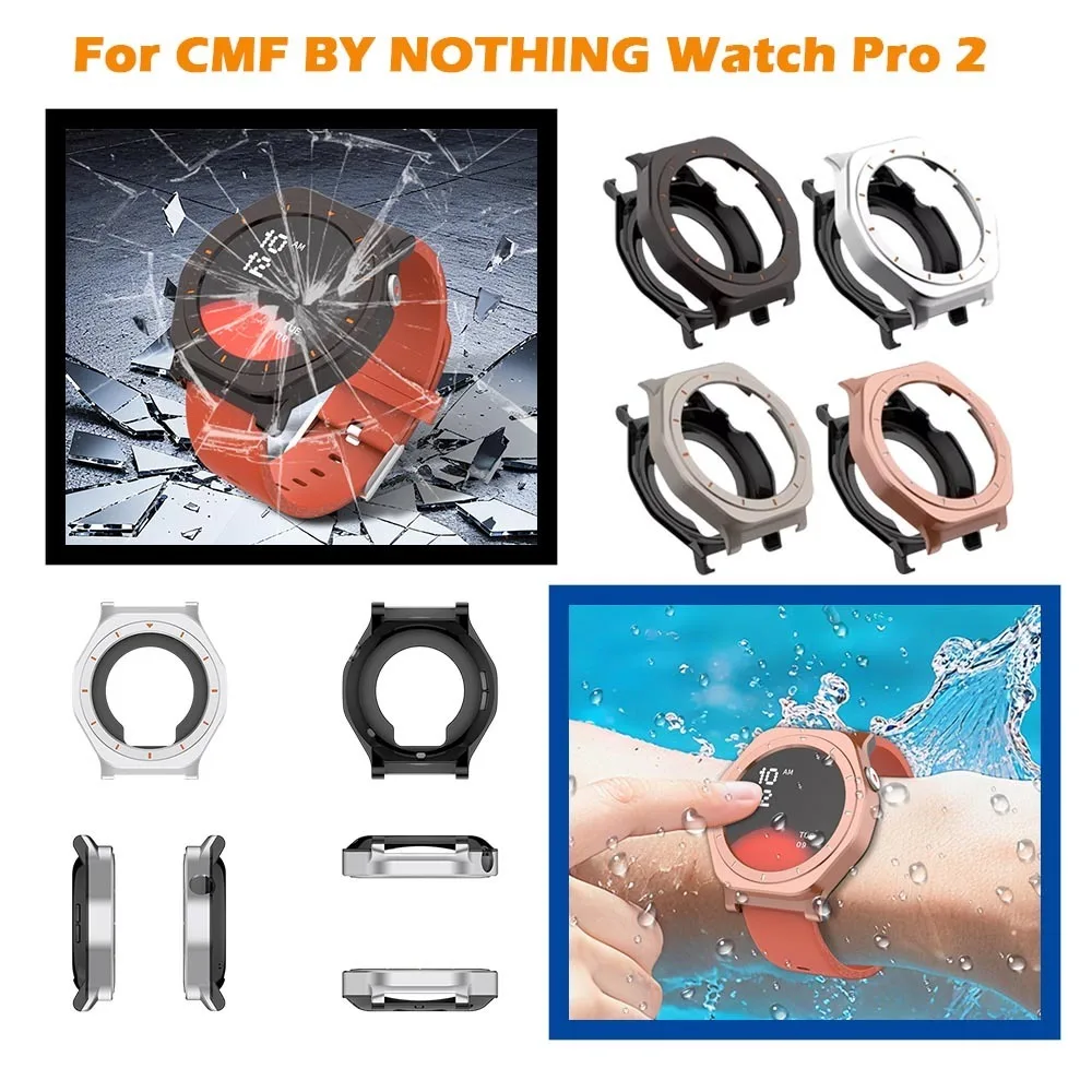Waterproof Resistant Metal Protective Case for Smartwatch for Cmf Nothing Watch Pro 2 Case Stylish for CMF WATCH PRO 2 Case
Waterproof Resistant Metal Protective Case for Smartwatch for Cmf Nothing Watch Pro 2 Case Stylish for CMF WATCH PRO 2 Case