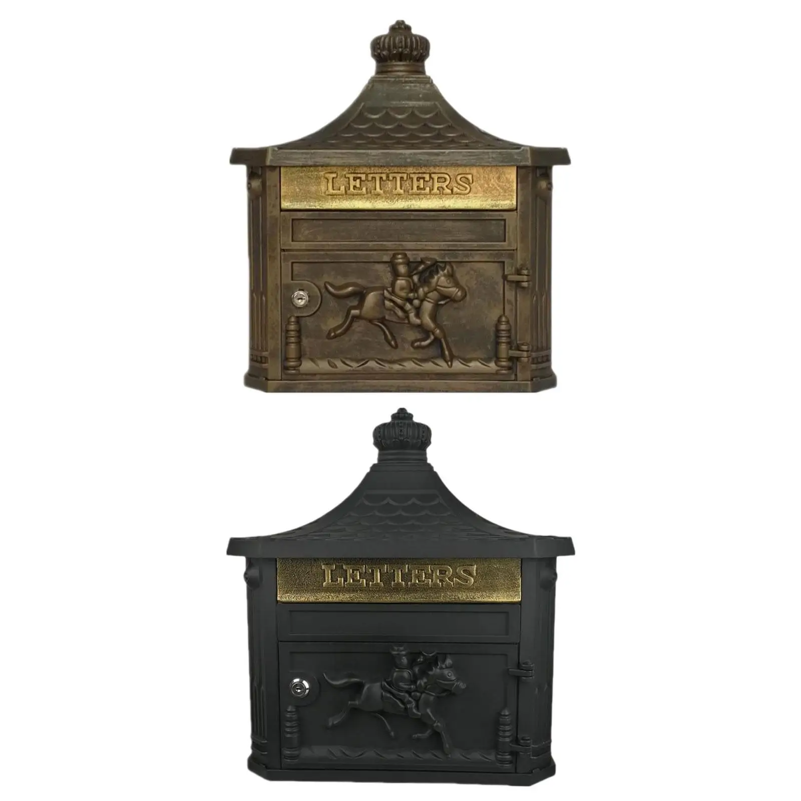 Wall Mount Mailbox European Style Decor Post Letter Weather Resistant Newspaper Holder Box Large Capacity Letter Box for Door
Wall Mount Mailbox European Style Decor Post Letter Weather Resistant Newspaper Holder Box Large Capacity Letter Box for Door