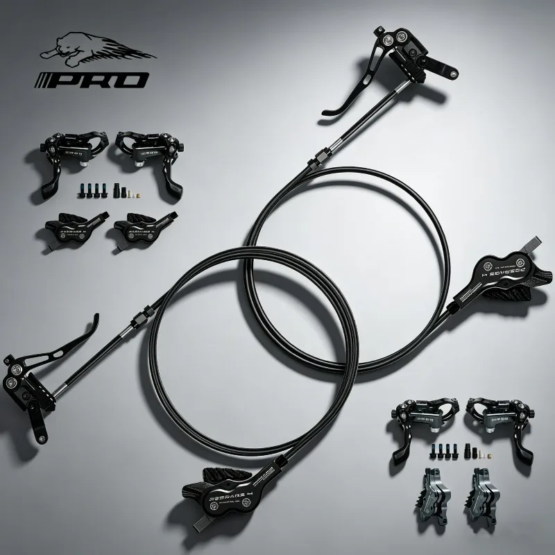 IIIPRO 4 Piston Disc Hydraulic Brake 850/1550mm MTB Ebike Brake set CNC Heat Dissipating Mountain bike Oil Hydraulic Disc Brakes
IIIPRO 4 Piston Disc Hydraulic Brake 850/1550mm MTB Ebike Brake set CNC Heat Dissipating Mountain bike Oil Hydraulic Disc Brakes
