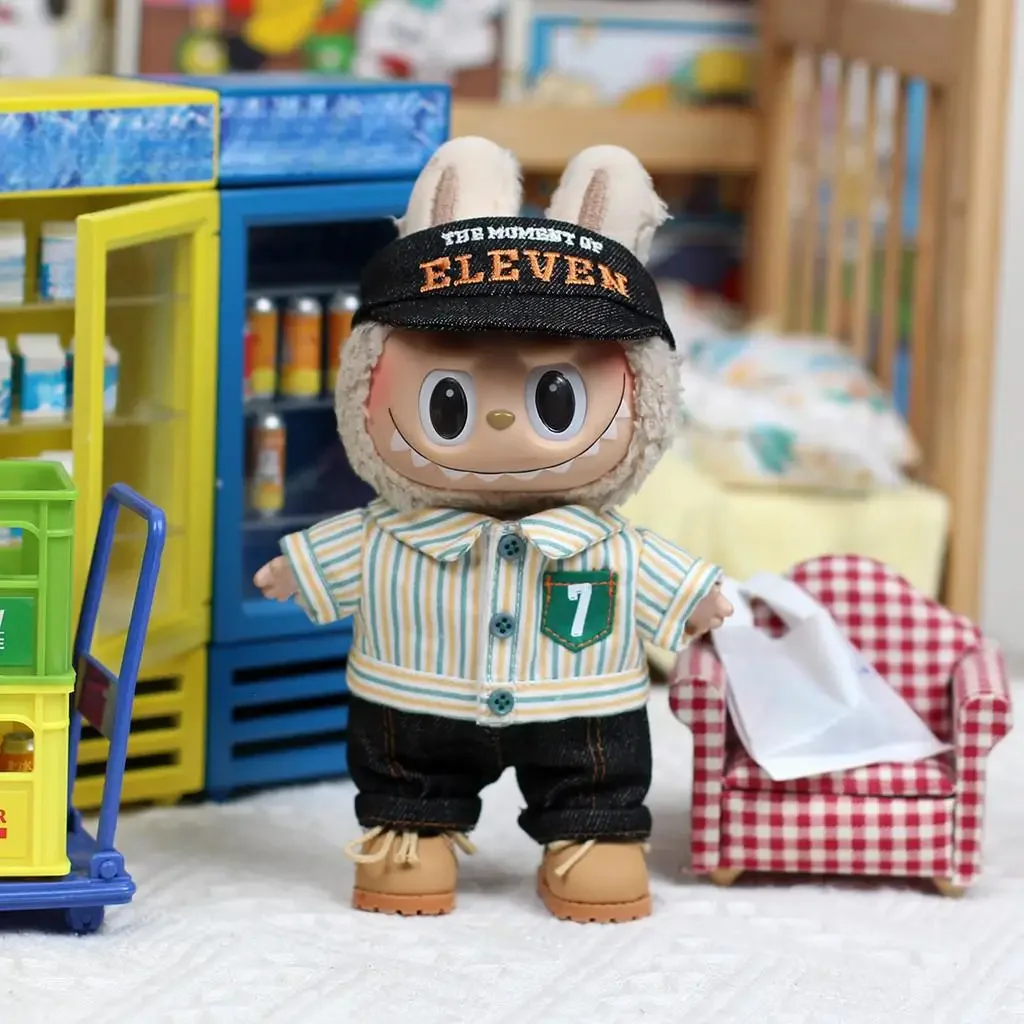 For Labubu baby clothes vinyl doll pendant clothes salesperson dress up convenience store clothes For Labubu Ropa
For Labubu baby clothes vinyl doll pendant clothes salesperson dress up convenience store clothes For Labubu Ropa