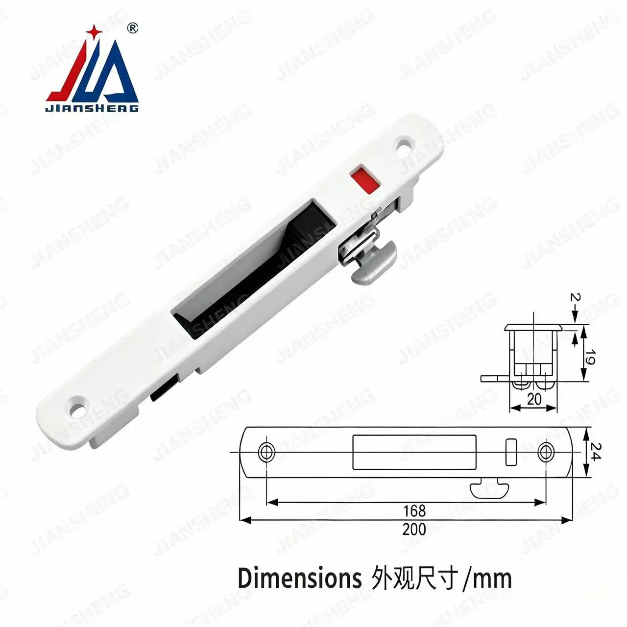 Sliding Window & Door Lock, Aluminum Alloy Anti-Theft Child Safety Hook Latch Lock with Indicator for UPVC Windows
Sliding Window & Door Lock, Aluminum Alloy Anti-Theft Child Safety Hook Latch Lock with Indicator for UPVC Windows