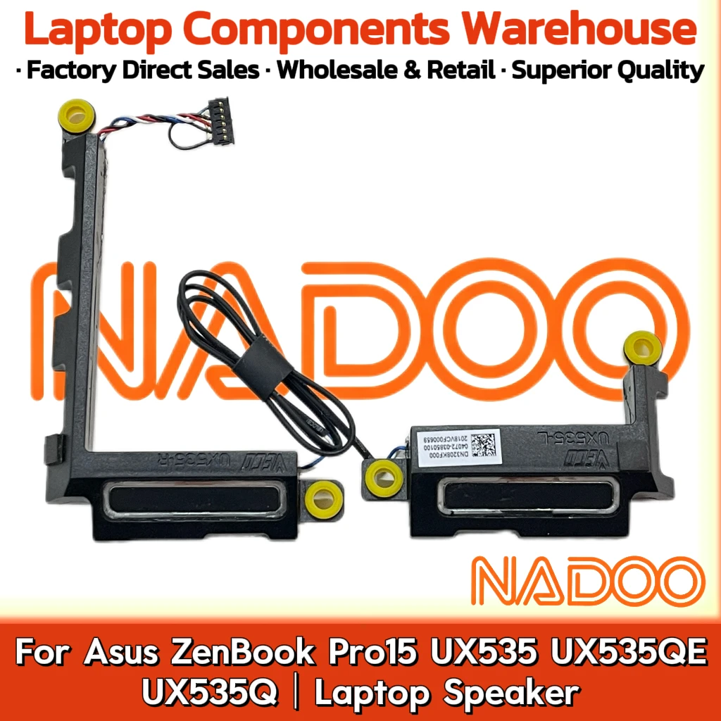 New Original Laptop Notebook Audio Speaker For Asus ZenBook Pro15 UX535 UX535QE UX535Q built-in speaker horn audio
New Original Laptop Notebook Audio Speaker For Asus ZenBook Pro15 UX535 UX535QE UX535Q built-in speaker horn audio