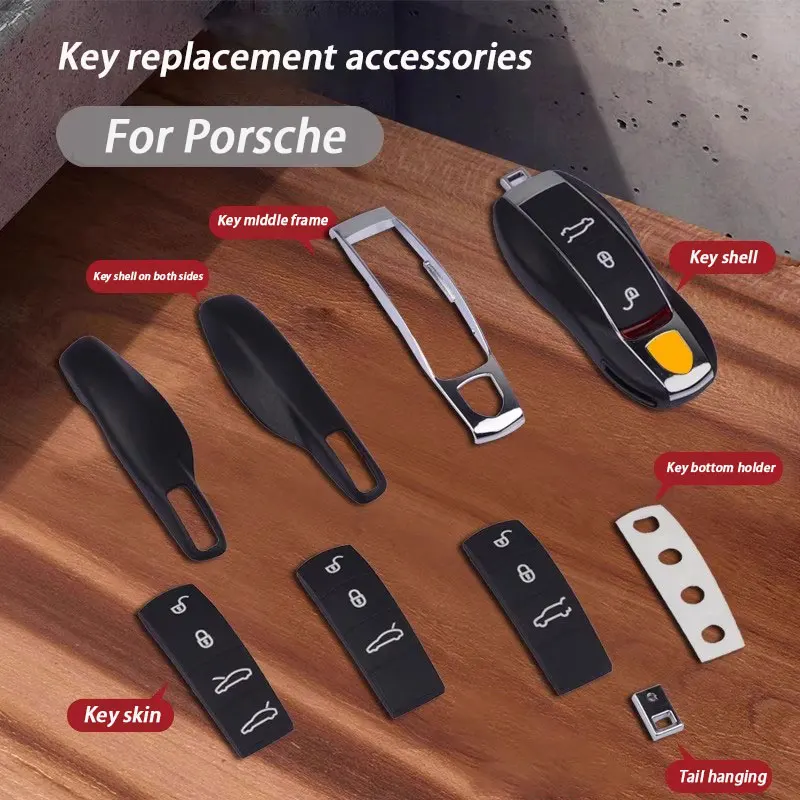 For Porsche Cayenne Panamera Macan 911 718 Cayman 2014-2024 Car Key Case Skin Button Pad Modified Shell Middle Frame Decoration
For Porsche Cayenne Panamera Macan 911 718 Cayman 2014-2024 Car Key Case Skin Button Pad Modified Shell Middle Frame Decoration