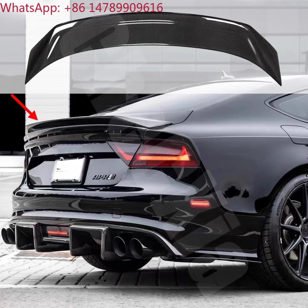 Retrofitting Auto PartsR Style A7 S7 RS7 Carbon Fiber Trunk Spoiler Tail Rear Spoiler For A7 S7 RS7 2014-2018Custom Body Kit
Retrofitting Auto PartsR Style A7 S7 RS7 Carbon Fiber Trunk Spoiler Tail Rear Spoiler For A7 S7 RS7 2014-2018Custom Body Kit