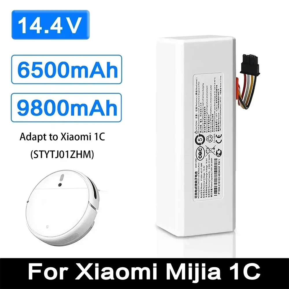 High Performance Replacement Battery for Xiaomi 1C Robot Vacuum-6500mAh/12800mAh P1904-4S1P-MM,Fits Mijia Sweeping Mopping Robot
High Performance Replacement Battery for Xiaomi 1C Robot Vacuum-6500mAh/12800mAh P1904-4S1P-MM,Fits Mijia Sweeping Mopping Robot