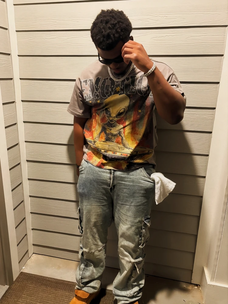 Футболка Mixed Emotion Alien American Hip Hop ort Sve West Coast Rap Singer, модная хлопковая круглая футболка свободного кроя, летняя
Футболка Mixed Emotion Alien American Hip Hop ort Sve West Coast Rap Singer, модная хлопковая круглая футболка свободного кроя, летняя