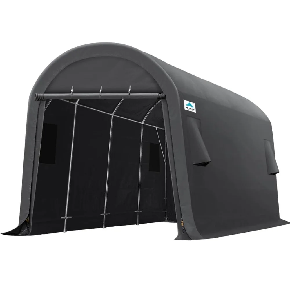 10x20 Ft Heavy Duty Carport Outdoor Patio Large Space Canopy Storage Shelter Shed with 2 Roll Up Zipper Doors, Customized
10x20 Ft Heavy Duty Carport Outdoor Patio Large Space Canopy Storage Shelter Shed with 2 Roll Up Zipper Doors, Customized