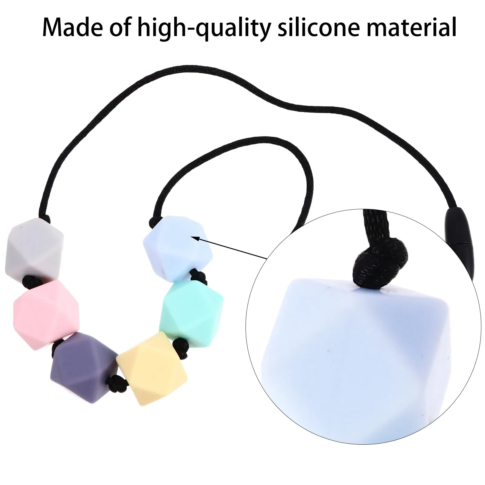 Silicone Teething Necklace for Babies Chew Resistant Soft Molar Soother Lightweight Compact Design Ideal for Infant
Silicone Teething Necklace for Babies Chew Resistant Soft Molar Soother Lightweight Compact Design Ideal for Infant