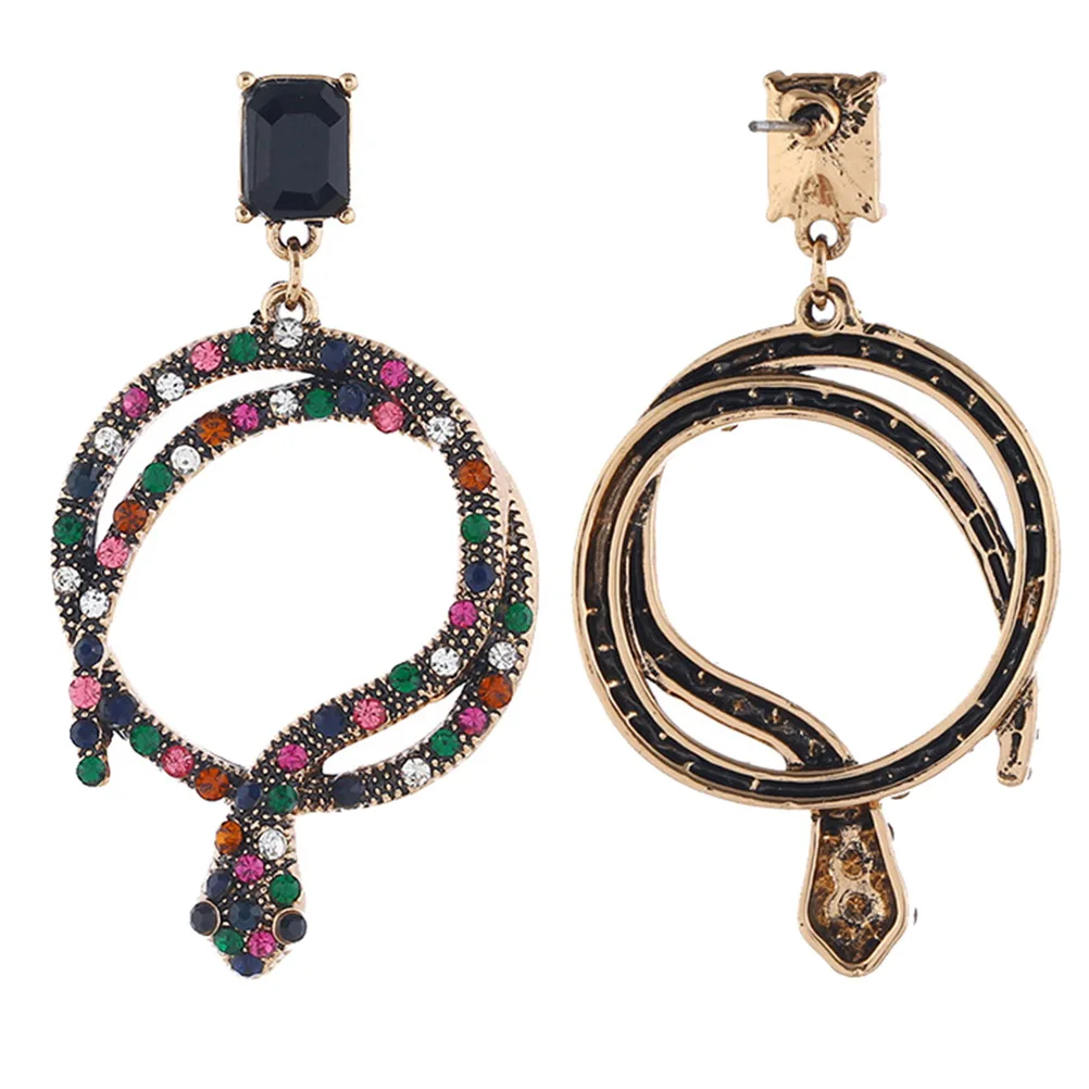 Fashion Woman Zircon Woman Earring Fashion Ear Dangle Earring Snake Shape Creative Pattern Trendy Jewelry Ear Drop
Fashion Woman Zircon Woman Earring Fashion Ear Dangle Earring Snake Shape Creative Pattern Trendy Jewelry Ear Drop