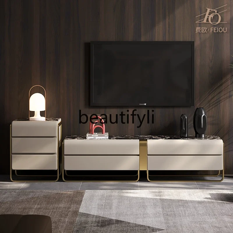 yj21 Легкий роскошный ТВ-шкаф, вилла, большой плоский пол, гостиная, современный напольный шкаф из натурального камня, комбинация журнального столика
yj21 Легкий роскошный ТВ-шкаф, вилла, большой плоский пол, гостиная, современный напольный шкаф из натурального камня, комбинация журнального столика