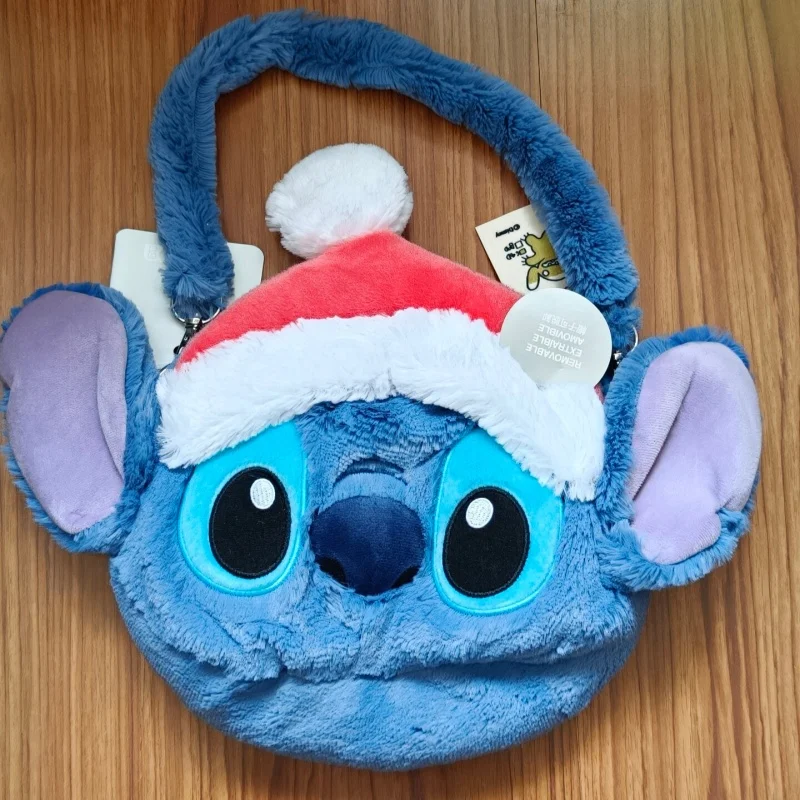 Shanghai Disney Christmas Stitch Cartoon Cute Plush Handbag Shoulder Bag Gift for Girls
Shanghai Disney Christmas Stitch Cartoon Cute Plush Handbag Shoulder Bag Gift for Girls