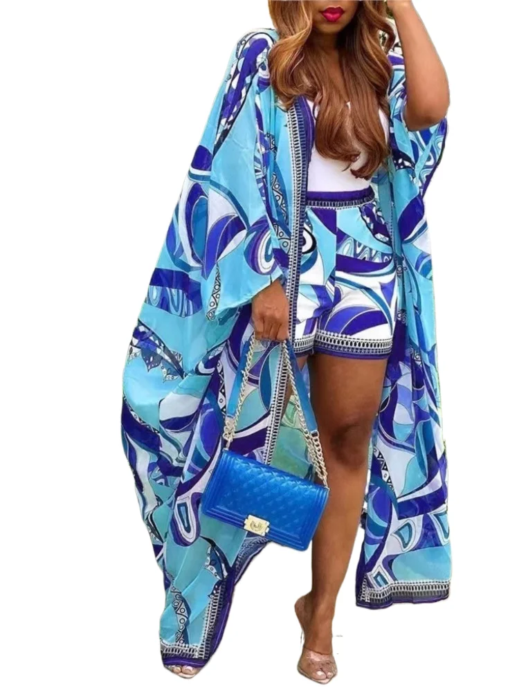 Spring Summer Casual Coat Shorts Set Office Lady Fashion Elegant Print Robe Pant Two Piece Set Women Outfit 2024 New
Spring Summer Casual Coat Shorts Set Office Lady Fashion Elegant Print Robe Pant Two Piece Set Women Outfit 2024 New