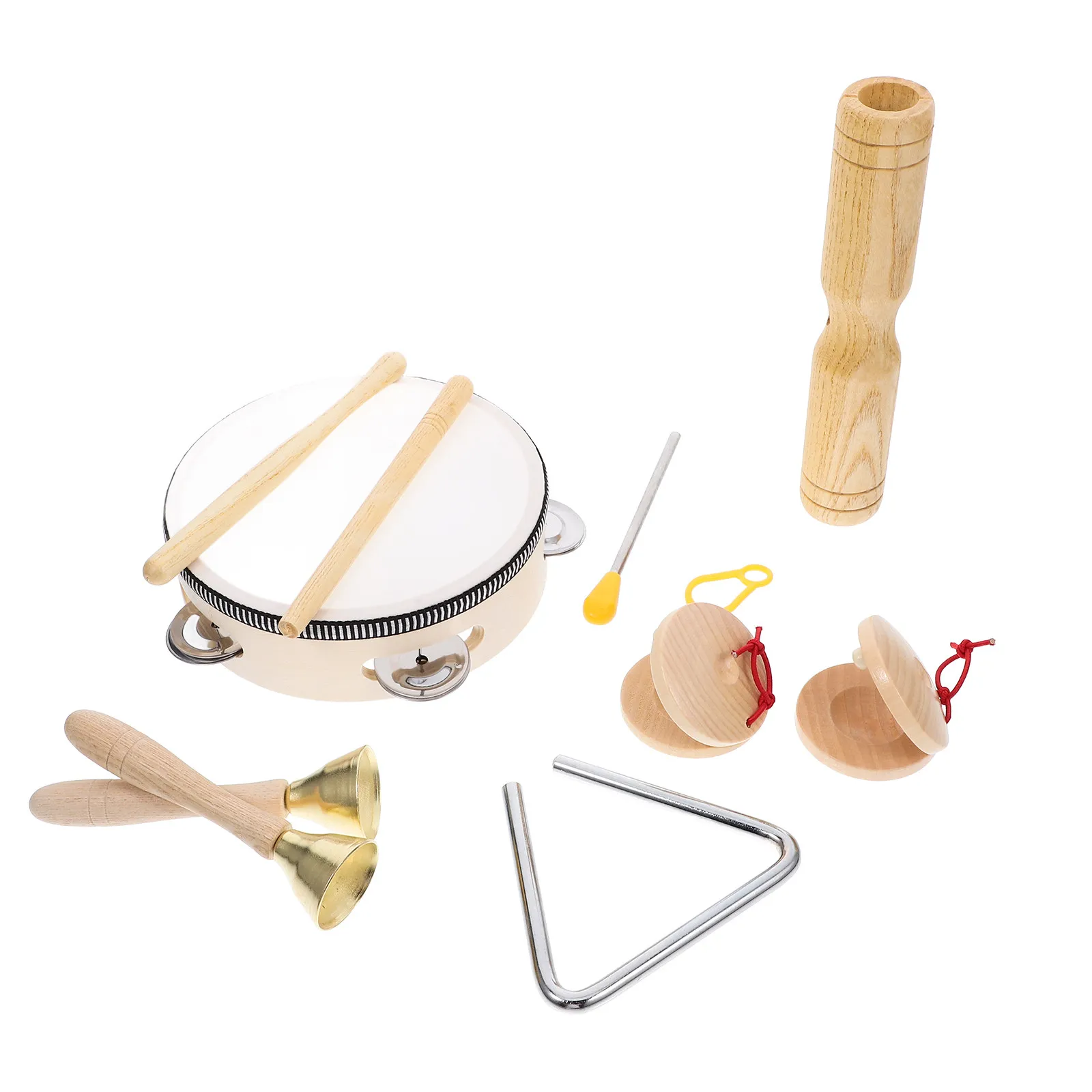 1Set Wooden Kids Percussion Instruments Educational Early Learning Rhythm Set for Toddlers Musical Instruments for Ages 1-5
1Set Wooden Kids Percussion Instruments Educational Early Learning Rhythm Set for Toddlers Musical Instruments for Ages 1-5