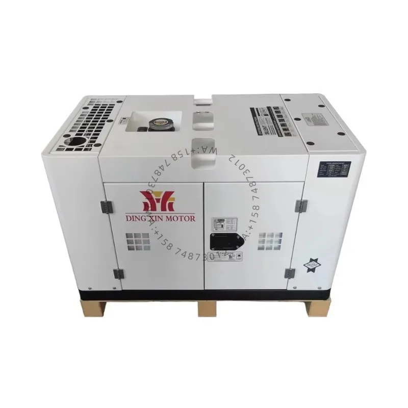 10KW 11KW 12kVA Die sel Generators Silent Type Portable with Wheels Technology Backup Generator with All Copper UsefulAlternator
10KW 11KW 12kVA Die sel Generators Silent Type Portable with Wheels Technology Backup Generator with All Copper UsefulAlternator