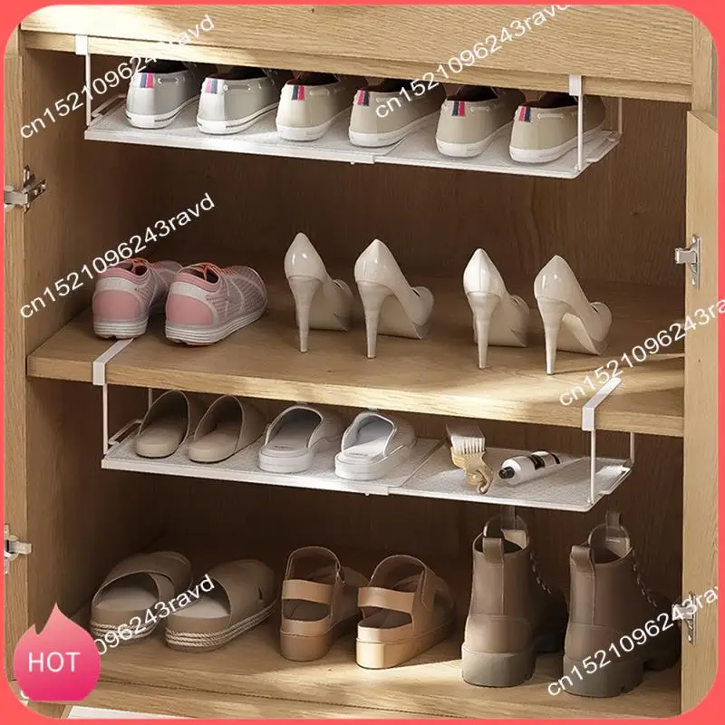HOT-Telescopic Shoe Rack Layered Partition Frame Of Shoe Cabinet Home Finishing Storage Rack Portable Space-Saving
HOT-Telescopic Shoe Rack Layered Partition Frame Of Shoe Cabinet Home Finishing Storage Rack Portable Space-Saving