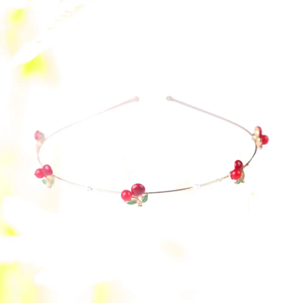 1pc Cherry Hair Hoop For Women Girls Elegant Lightweight Comfortable Wedding Party Prom Birthday Celebration Accessory Woman
1pc Cherry Hair Hoop For Women Girls Elegant Lightweight Comfortable Wedding Party Prom Birthday Celebration Accessory Woman