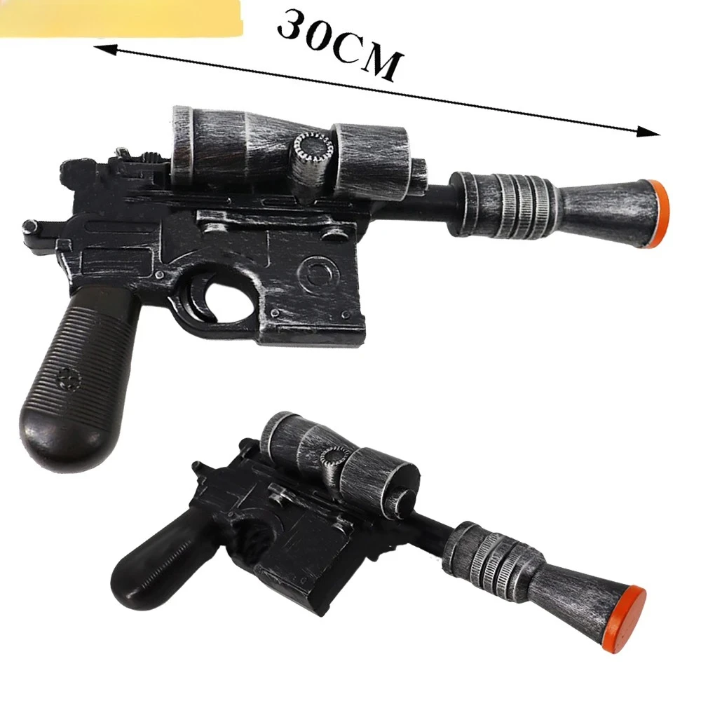 Disguise Solo Han Cosplay Prop Pistol Movie Space Battle Hand Arms Role Play Props Men Halloween Party Suit Accessories
Disguise Solo Han Cosplay Prop Pistol Movie Space Battle Hand Arms Role Play Props Men Halloween Party Suit Accessories