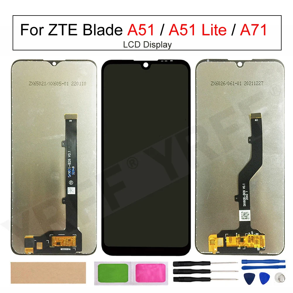 Для ZTE Blade A71 A51 Lite ЖК-дисплей, дигитайзер сенсорного экрана в сборе, замена ЖК-экрана
Для ZTE Blade A71 A51 Lite ЖК-дисплей, дигитайзер сенсорного экрана в сборе, замена ЖК-экрана