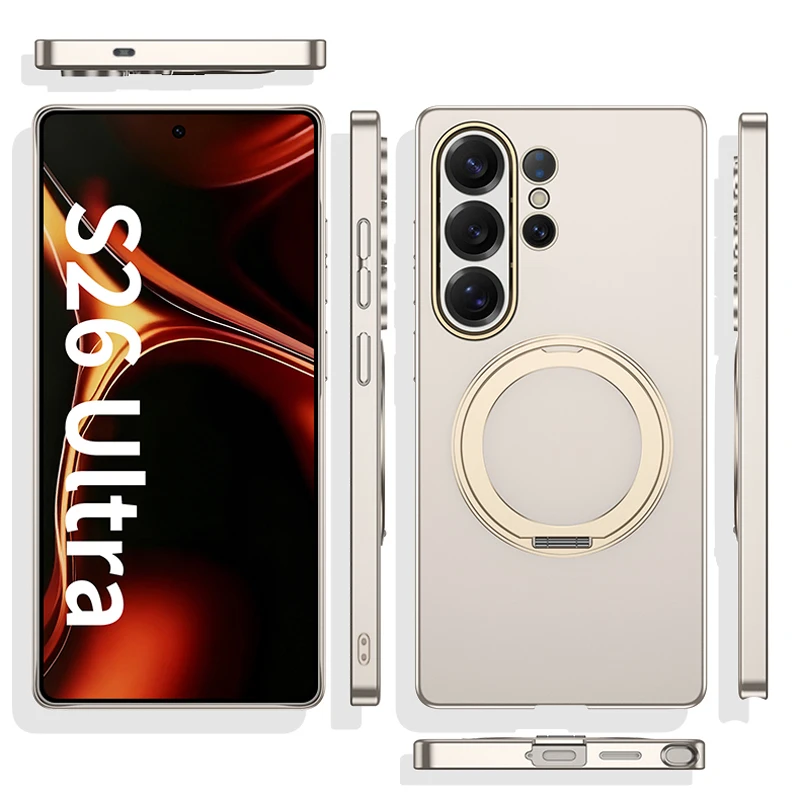 For Samsung Galaxy 26 Ultra Case Magnetic Shockproof Hard PC with 360° Rotating Bracket Wireless Charging Ultra-Thin Phone Cover
For Samsung Galaxy 26 Ultra Case Magnetic Shockproof Hard PC with 360° Rotating Bracket Wireless Charging Ultra-Thin Phone Cover