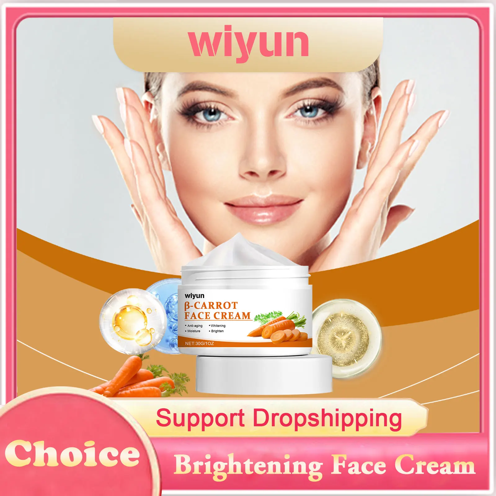 Brightening Face Cream Deep Moisturizing Enhance Elasticity Smooth Fine Lines Reduce Wrinkles Refresh Whitening Vitamin C Cream
Brightening Face Cream Deep Moisturizing Enhance Elasticity Smooth Fine Lines Reduce Wrinkles Refresh Whitening Vitamin C Cream