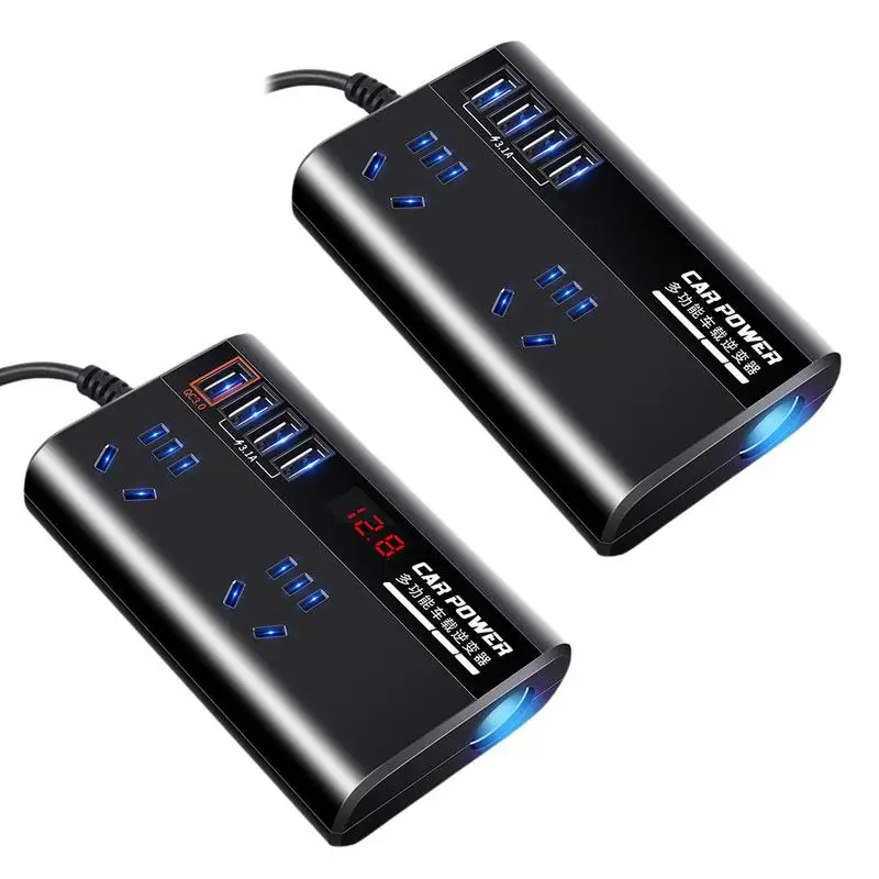 Power Inverters For Vehicles Plug Outlet DC 12V 24V To 220V USB Charging Ports Inverter Charger Car Inverter Converter Vehicle
Power Inverters For Vehicles Plug Outlet DC 12V 24V To 220V USB Charging Ports Inverter Charger Car Inverter Converter Vehicle