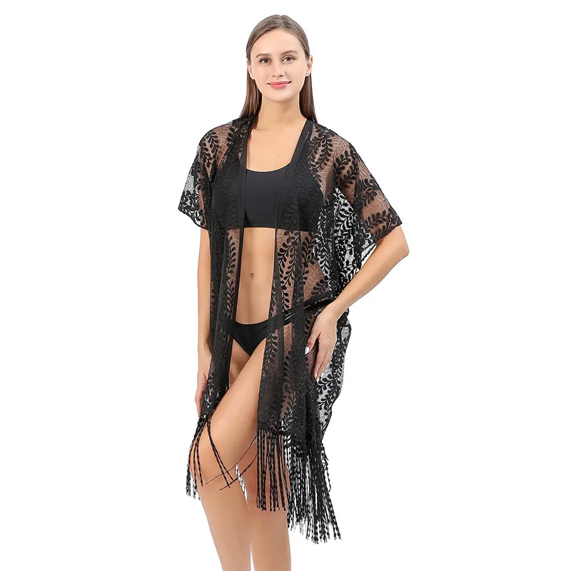 Large Cardigan, Sexy Beach Style Bikini Cover Up, Willow Lace Sun Protection Suit For Women
Large Cardigan, Sexy Beach Style Bikini Cover Up, Willow Lace Sun Protection Suit For Women