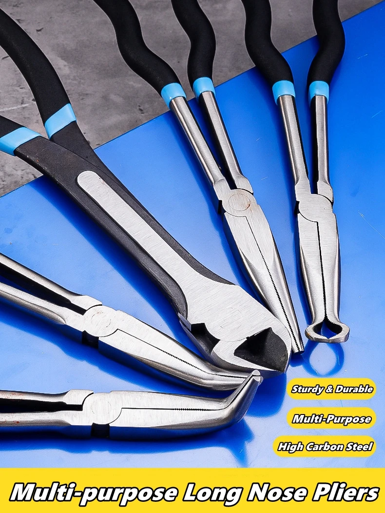 4 шт., 5 шт., высококачественные плоскогубцы с длинными носами с изогнутыми и прямыми концами — идеально подходят для промышленного применения, самостоятельного ремонта и ремонта автомобилей
4 шт., 5 шт., высококачественные плоскогубцы с длинными носами с изогнутыми и прямыми концами — идеально подходят для промышленного применения, самостоятельного ремонта и ремонта автомобилей