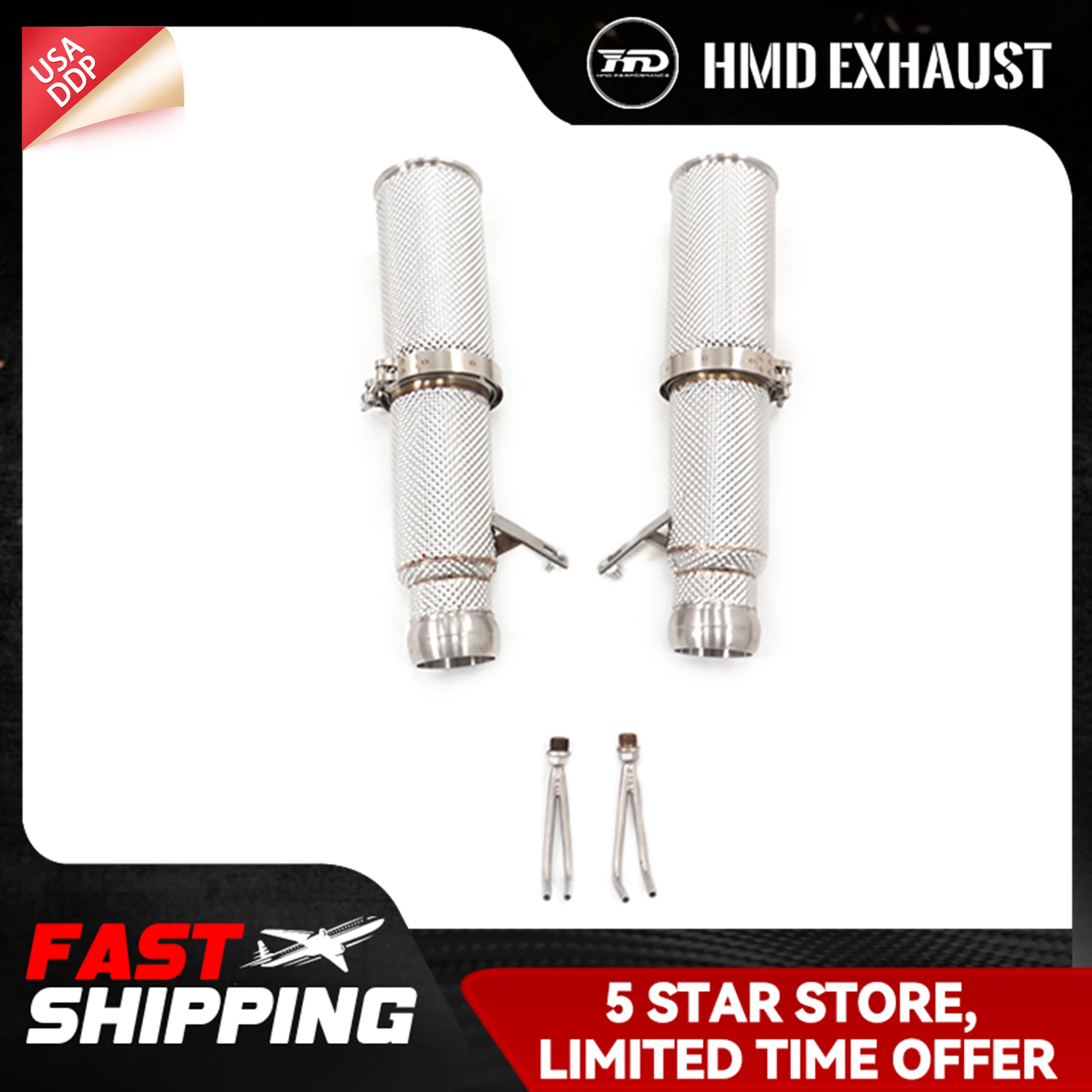 ✈ HMD Downpipe for Mclaren Artura 3.0T Stainless steel Exhaust system Precise 1:1 installation on the original vehicle
✈ HMD Downpipe for Mclaren Artura 3.0T Stainless steel Exhaust system Precise 1:1 installation on the original vehicle