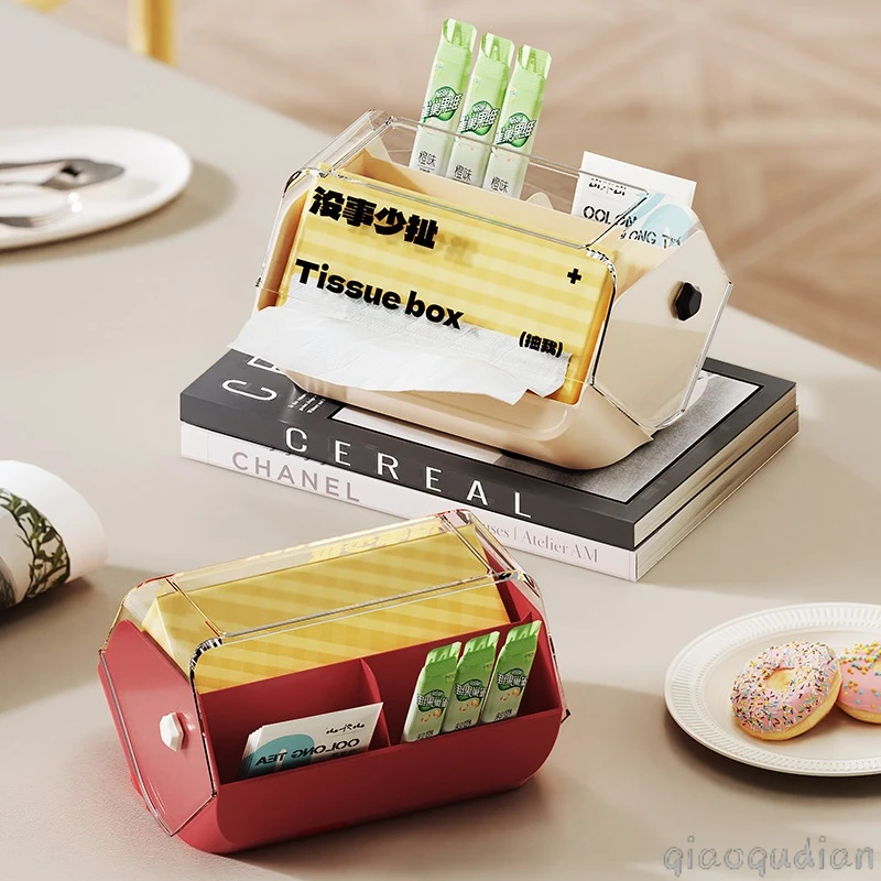Light Luxury Paper Towel Box, Table Remote Control Storage Box, Napkin Holder Jewelry Organize Multi-Function Organizer
Light Luxury Paper Towel Box, Table Remote Control Storage Box, Napkin Holder Jewelry Organize Multi-Function Organizer