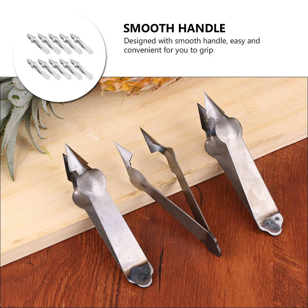 Tool Stainless Steel Pineapple Peeler Peeling and Core Removing Device Slices Silver Kitchen Eye Remover
Tool Stainless Steel Pineapple Peeler Peeling and Core Removing Device Slices Silver Kitchen Eye Remover