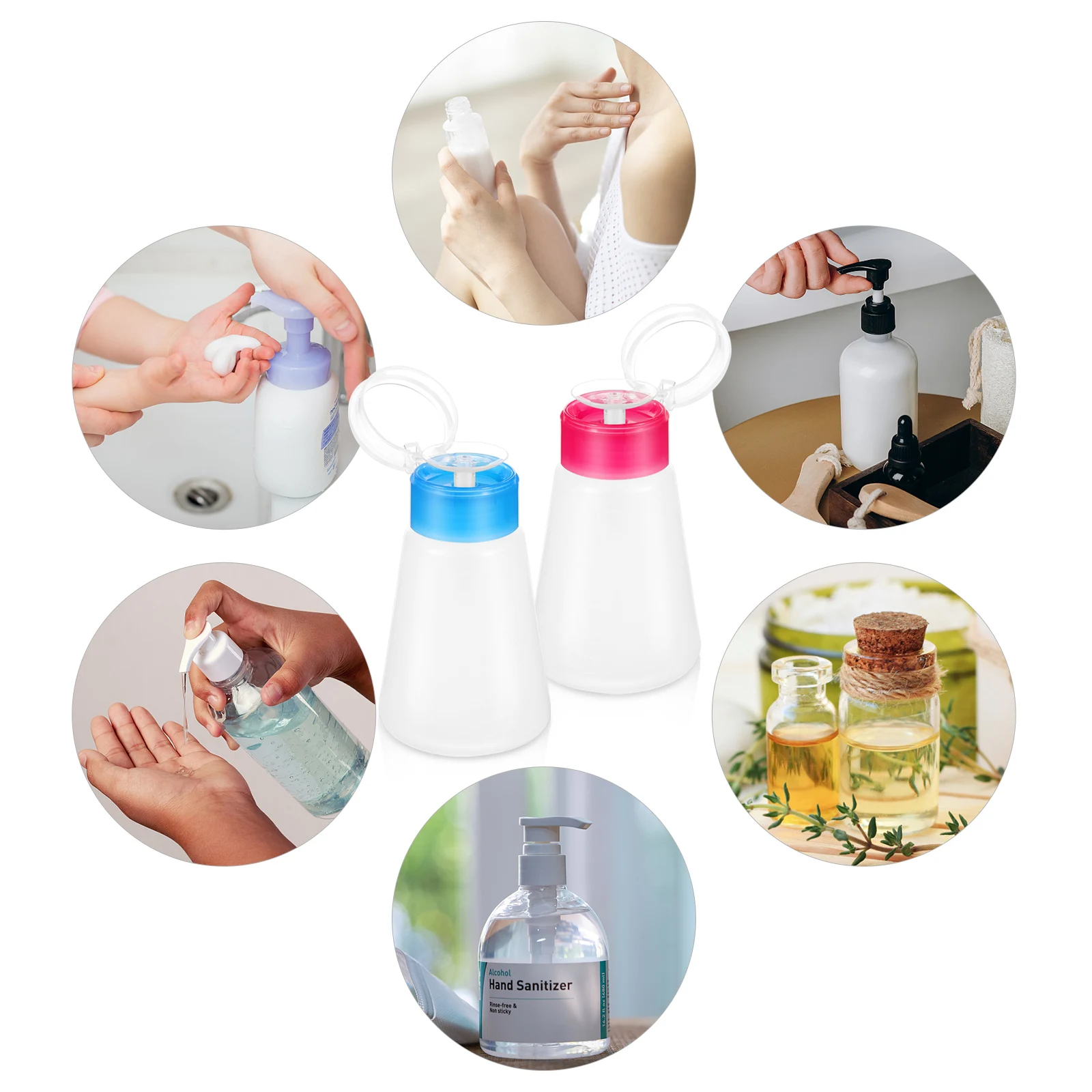 2Pcs Empty Pump Bottles Cone Shaped Red Blue Nail Polish Remover Liquid Dispenser Leak Proof Durable Plastic Travel Size
2Pcs Empty Pump Bottles Cone Shaped Red Blue Nail Polish Remover Liquid Dispenser Leak Proof Durable Plastic Travel Size