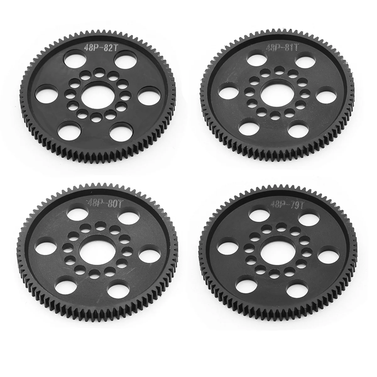 A17I 4PCS 48P Spur Gear Main Gear 79T+80T+81T+82T Universal for 3Racing S XI XIS D4 D5 1/10 RC Car Upgrade Parts
A17I 4PCS 48P Spur Gear Main Gear 79T+80T+81T+82T Universal for 3Racing S XI XIS D4 D5 1/10 RC Car Upgrade Parts