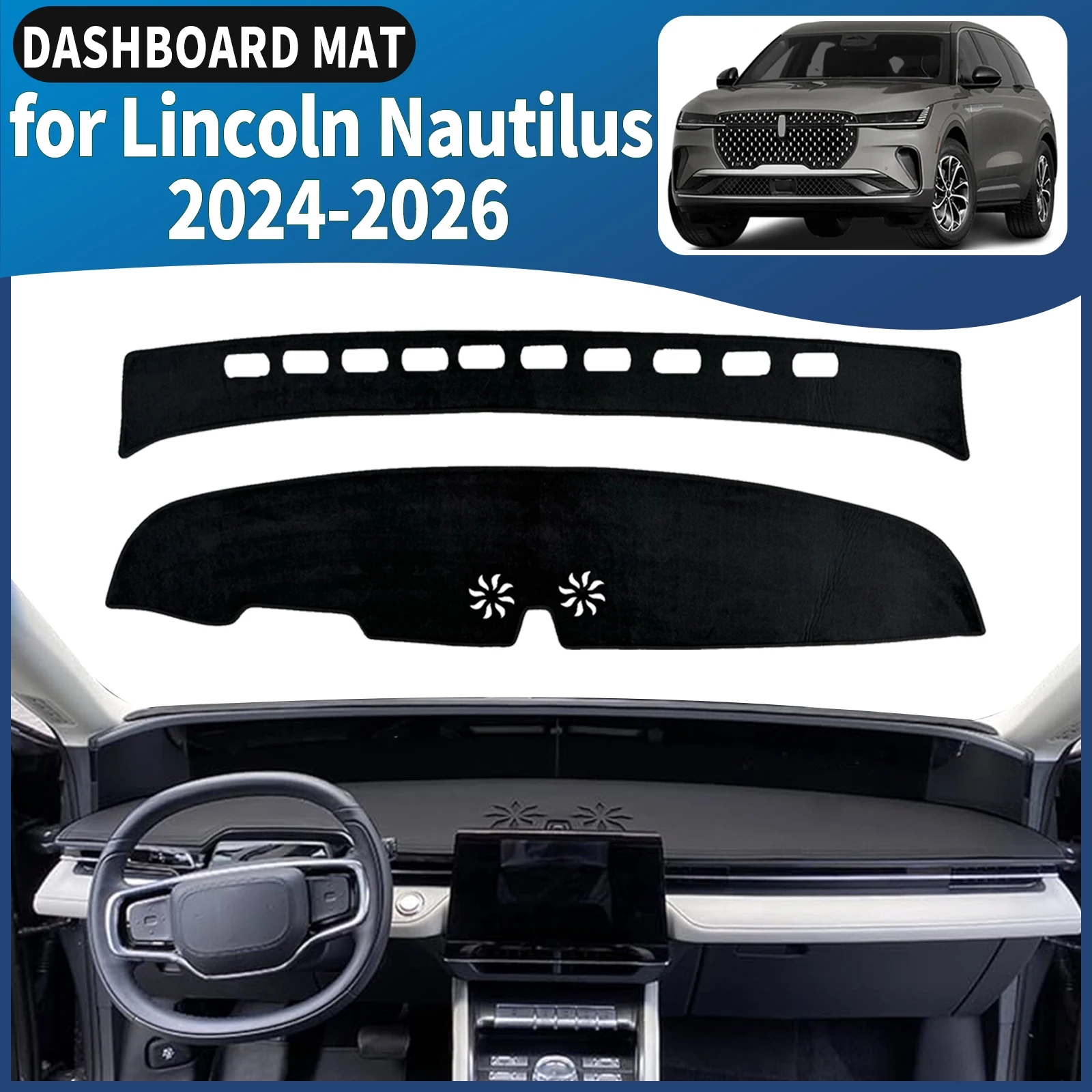 fit for Lincoln Nautilus 2024 2025 2026 LHD Car Dashmat Dashboard Cover Pad DashMat Sunshade Accessories Protective Carpet
fit for Lincoln Nautilus 2024 2025 2026 LHD Car Dashmat Dashboard Cover Pad DashMat Sunshade Accessories Protective Carpet