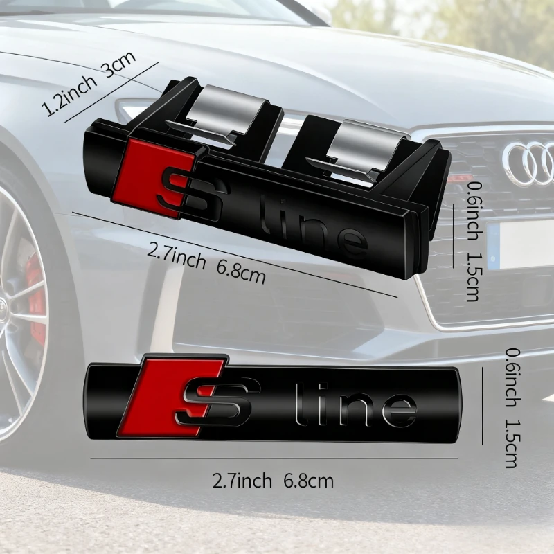 Металлическая эмблема с логотипом Audi S Line, наклейка на переднюю решетку для A3 A4 B8 A5 A6 A7 Q5 Q7 - наклейки с эмблемой Auto S Line
Металлическая эмблема с логотипом Audi S Line, наклейка на переднюю решетку для A3 A4 B8 A5 A6 A7 Q5 Q7 - наклейки с эмблемой Auto S Line