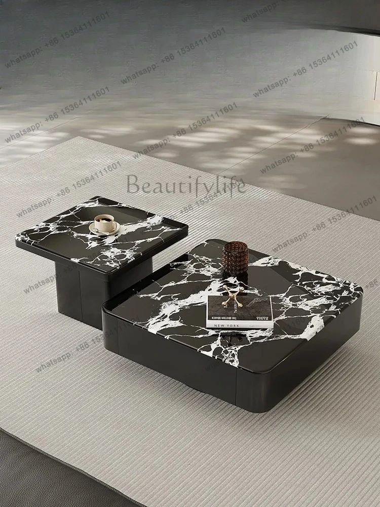 Simple Style Home Living Room Small Apartment High-End Stone Coffee Table Set
Simple Style Home Living Room Small Apartment High-End Stone Coffee Table Set