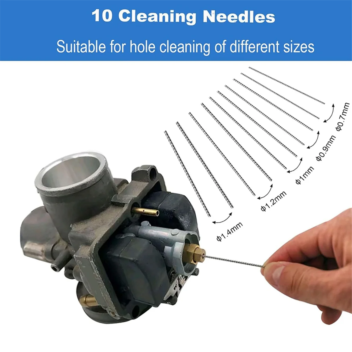 Комплект для чистки карбюратора BAAQ, 13 проводов + 10 игл + 5 щеток + 1 выбор, средство для очистки кончиков горелки премиум-класса, удаление карбюратора от грязи
Комплект для чистки карбюратора BAAQ, 13 проводов + 10 игл + 5 щеток + 1 выбор, средство для очистки кончиков горелки премиум-класса, удаление карбюратора от грязи