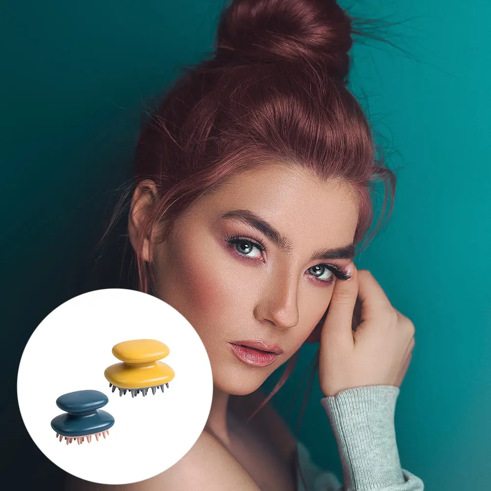 2 Pcs Silicone Massage Comb Hair Massager Brush Small Scalp Shampoo Abs Man Shower
2 Pcs Silicone Massage Comb Hair Massager Brush Small Scalp Shampoo Abs Man Shower