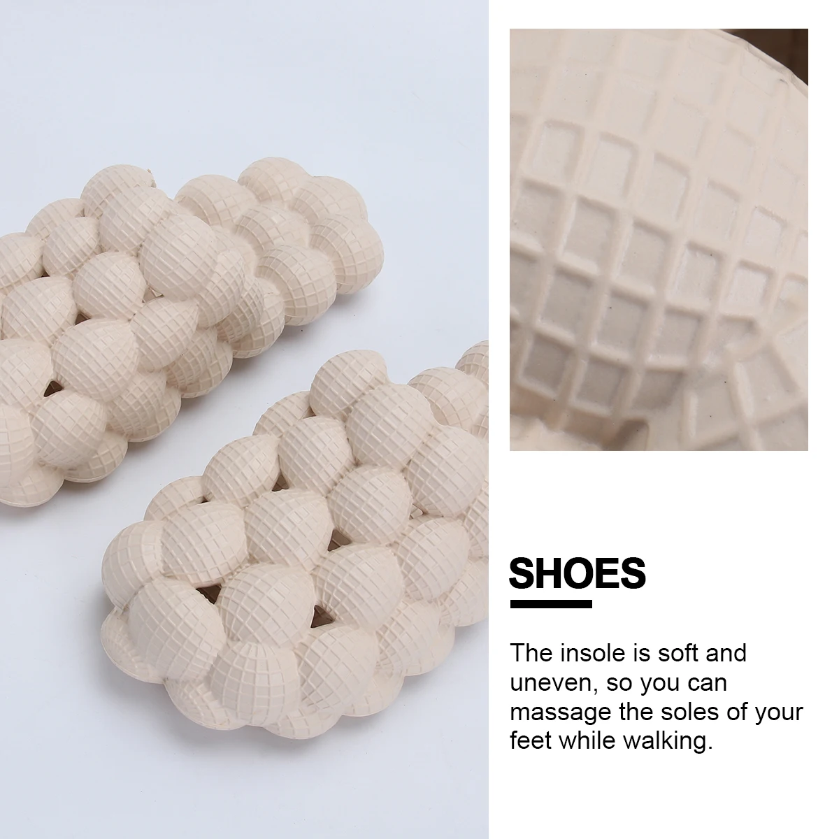 Massage Slippers Household Sandals Non-slip Home Bubble Sandals Summer Indoor Cute Unisex Open Toe Comfortable for Family
Massage Slippers Household Sandals Non-slip Home Bubble Sandals Summer Indoor Cute Unisex Open Toe Comfortable for Family